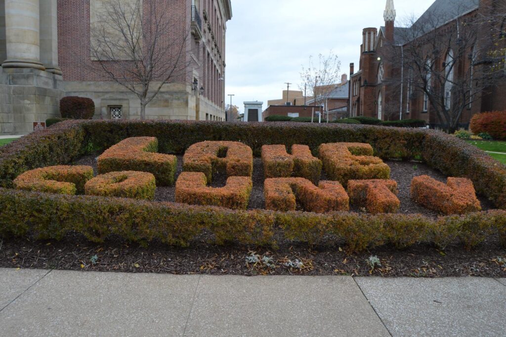 Lake County topiary display in Painesville, Ohio